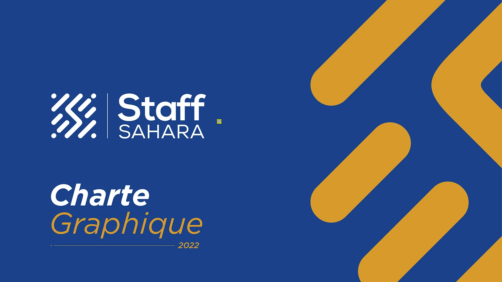 Couverture de la charte graphique Staff Sahara