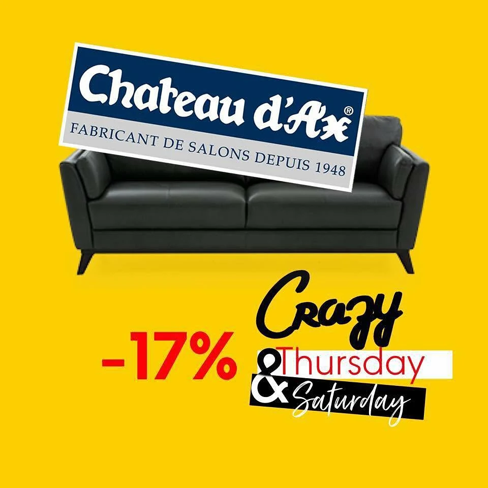 Visuel Château d’Ax « Crazy Thursday & Saturday »