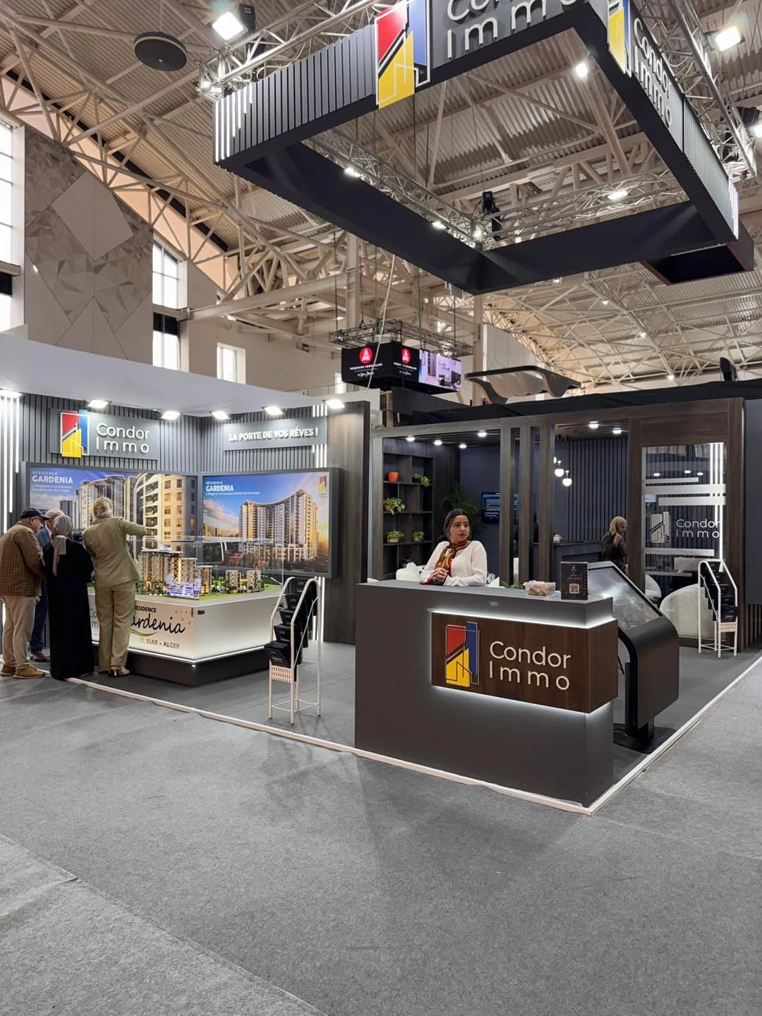 Stand Condor Immo au BATIMATEC 2026