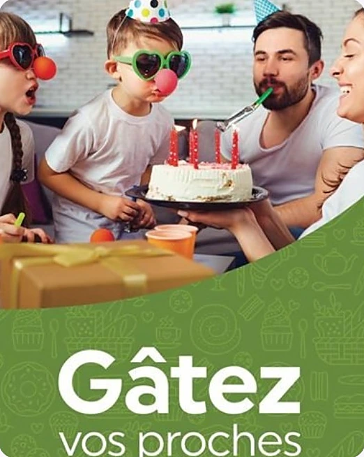 Affiche « Gâtez vos proches »